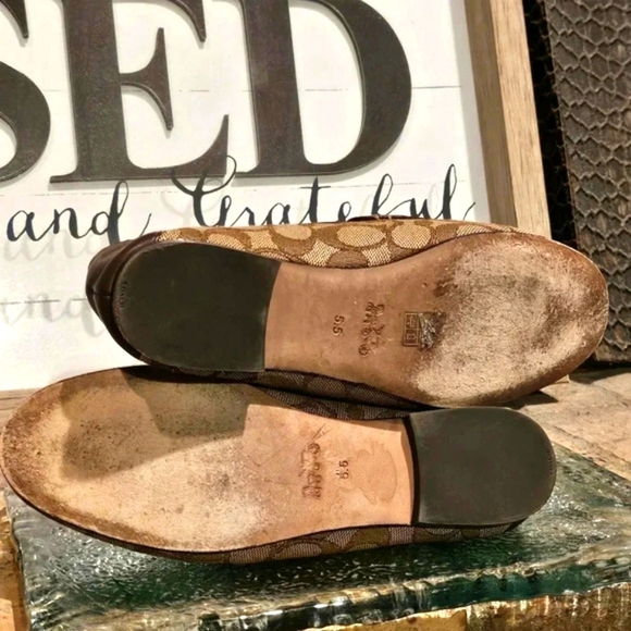 Coach Haley Loafer Signature Jacquard Wmns Sz 5.5 - Picture 5 of 14